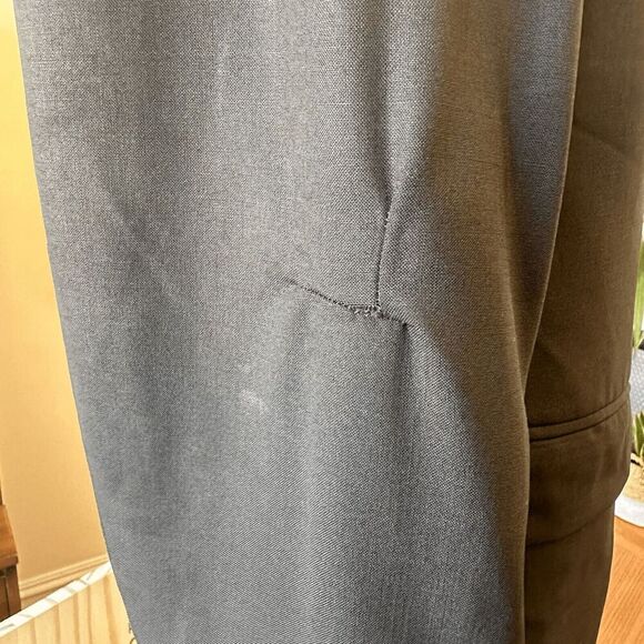 Calvin Klein Slim Fit Macy's 38S Wool 2 Button Black Suit Blazer Jacket Short - Picture 5 of 7